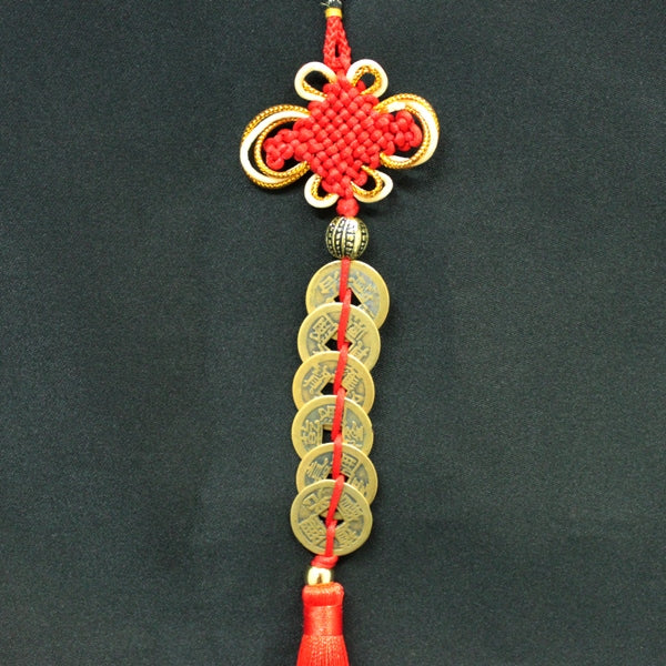 中国結 風水六帝古銭(赤) – 株式会社廣友オンラインショップ