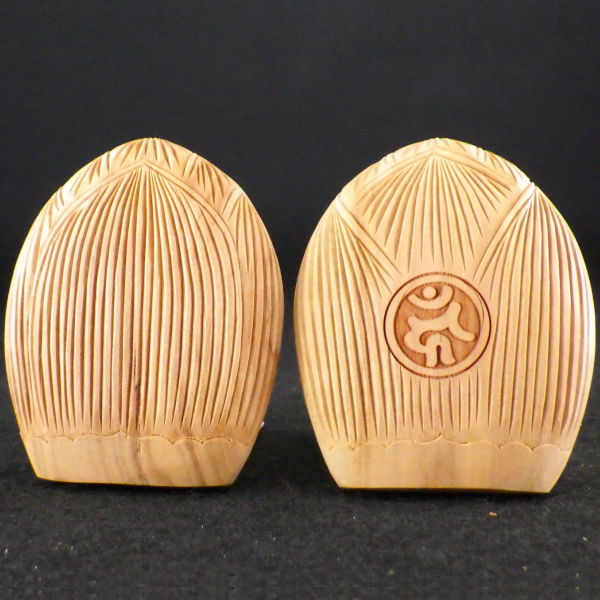 白檀香合仏　開運十二支御守本尊（酉（とり）　不動明王）●金色巾着付×5コまとめ買い