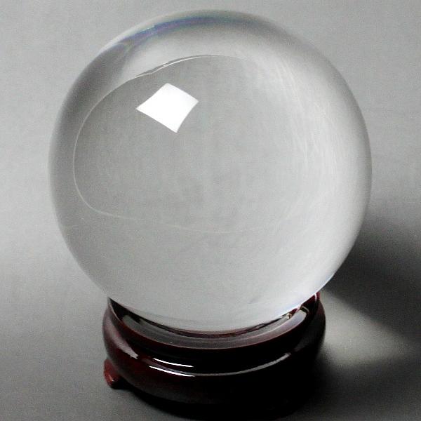 110mm人工（溶錬）水晶玉(人工水晶球）×5コまとめ買い