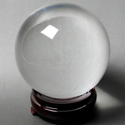 110mm人工（溶錬）水晶玉(人工水晶球）×5コまとめ買い