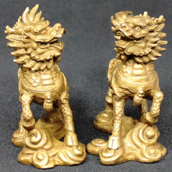銅製「麒麟(小)(一対)」