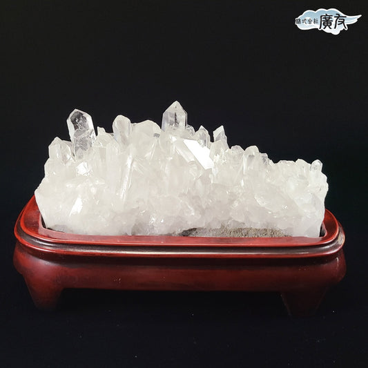天然水晶クラスター1909g 現物販売 (廣友)【新商品】