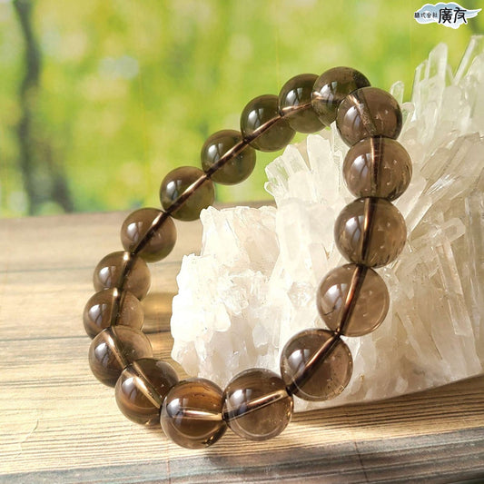 AA級 スモーキークォーツ ブレスレット12mm【紙箱付き】