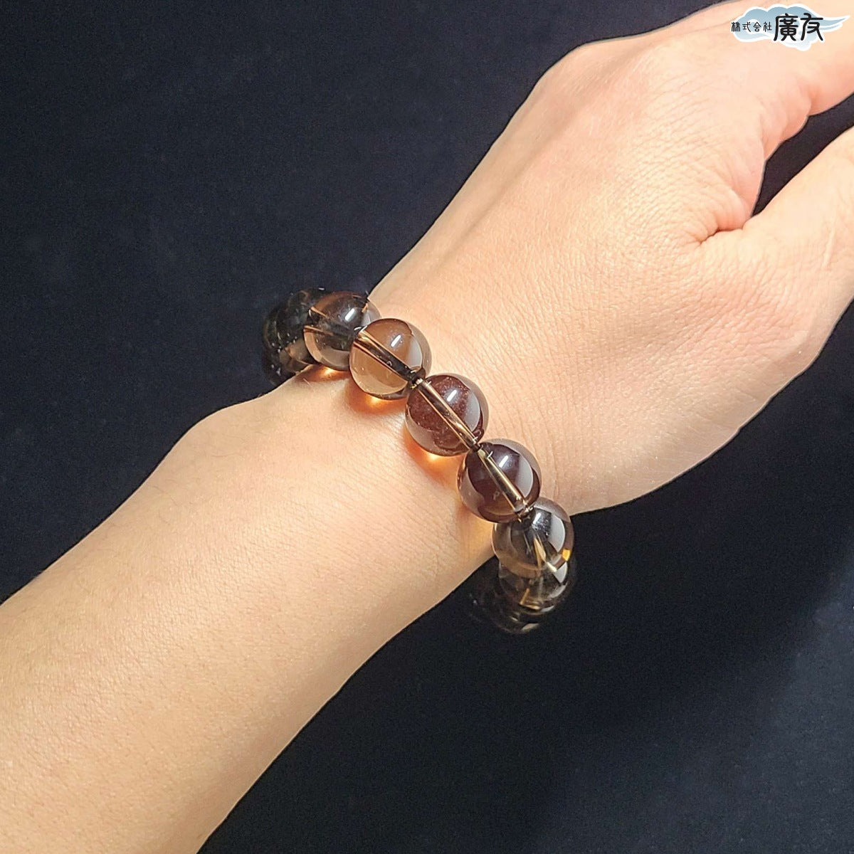 AA級 スモーキークォーツ ブレスレット12mm【紙箱付き】