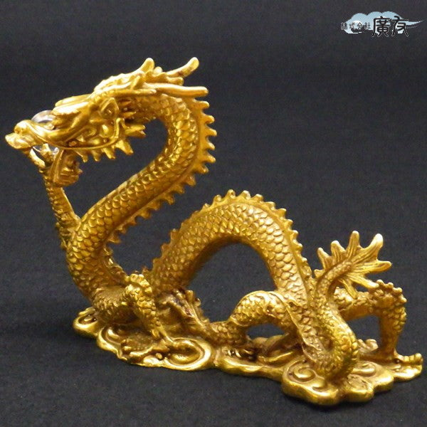 銅製「願い龍」(中)【選べる宝珠1個付】 – 株式会社廣友オンラインショップ