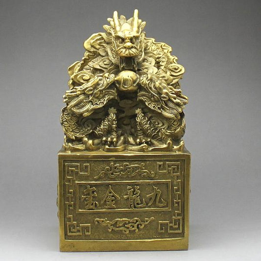 銅製「九龍金庫印」