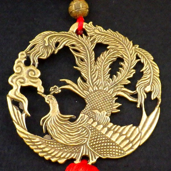 中国結｢鳳凰｣（赤）