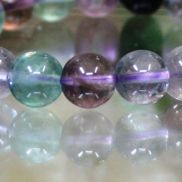A級フローライトブレスレット10mm【紙箱付き】