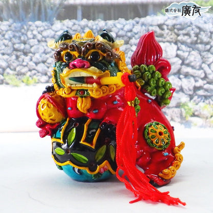 樹脂製ラッキーカラー「獅子」(一対)