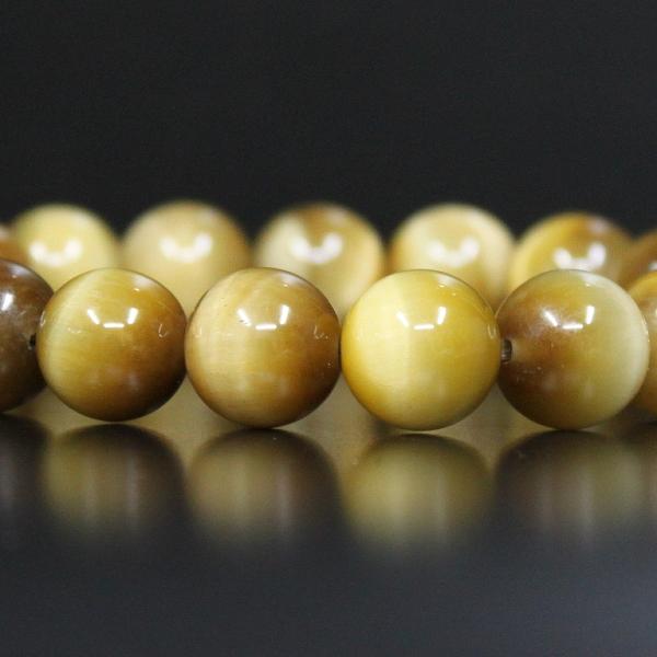 AA級ゴールドタイガーアイブレスレット12mm【紙箱付き】