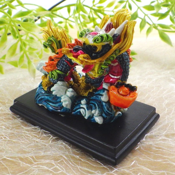 樹脂製ラッキーカラー「風水龍」（ミニ）（Bタイプ）