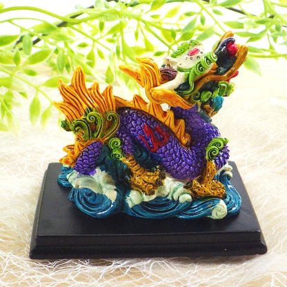 樹脂製ラッキーカラー「風水龍」（ミニ）（Dタイプ）
