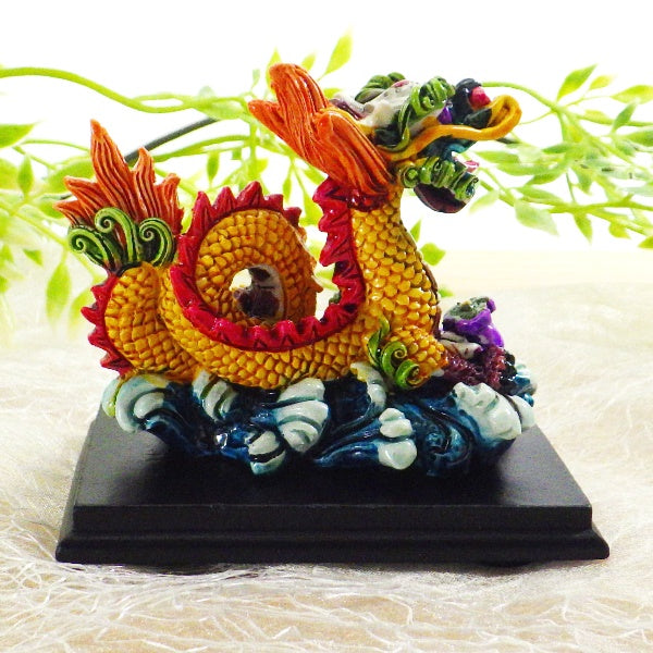 樹脂製ラッキーカラー「風水龍」（ミニ）（Fタイプ）