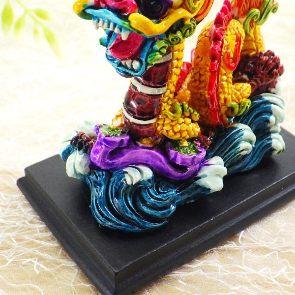 樹脂製ラッキーカラー「風水龍」（ミニ）（Fタイプ）