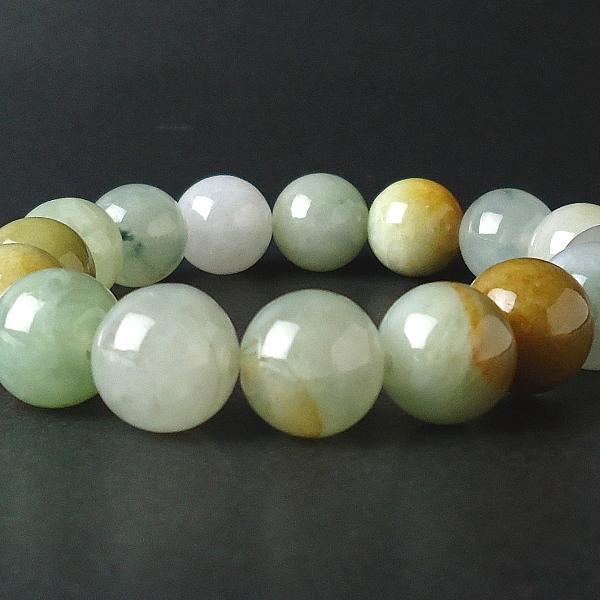 AAA級ジェイド(本翡翠)ブレスレット12mm【高級ケース付き】