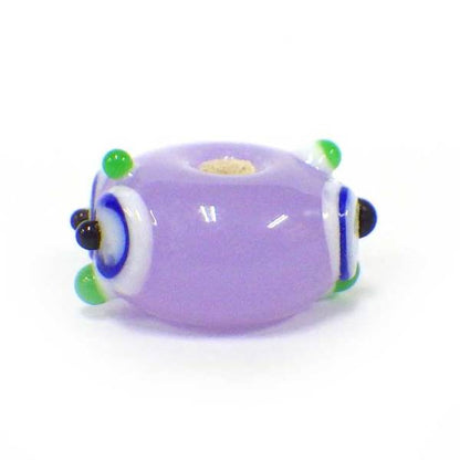 トンボ玉パーツ（フクロウ型）