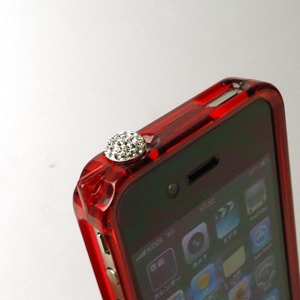 スマホ用フォンピアス（白）