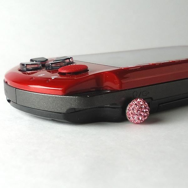 スマホ用フォンピアス（桃）
