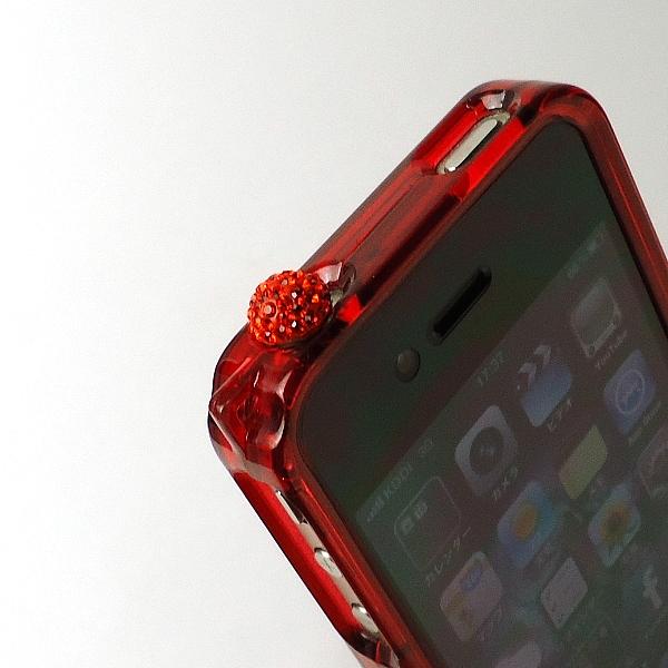 スマホ用フォンピアス（橙）