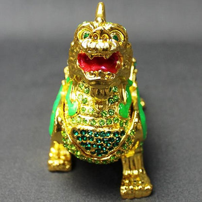 ラインストーン「有角古代ヒキュウ（貔貅）」(Gタイプ)