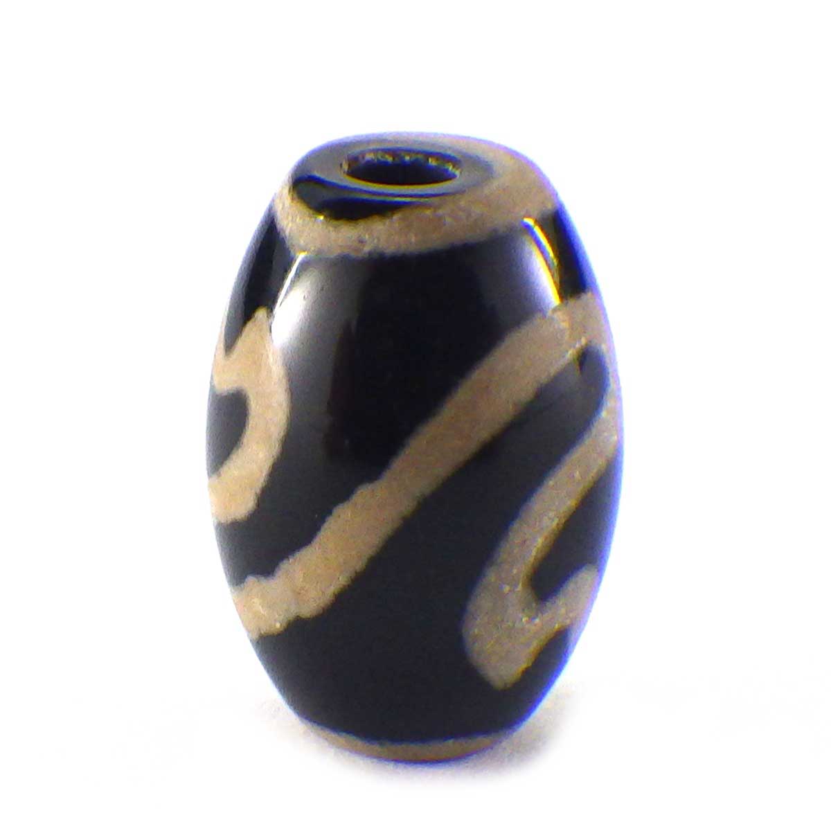 蓮花天珠(小)(黒)(1個)