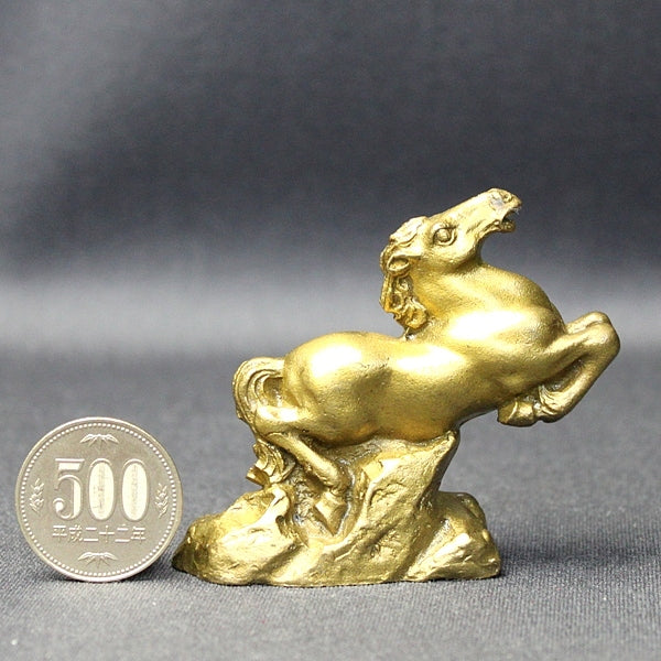 銅製 金運の駿馬