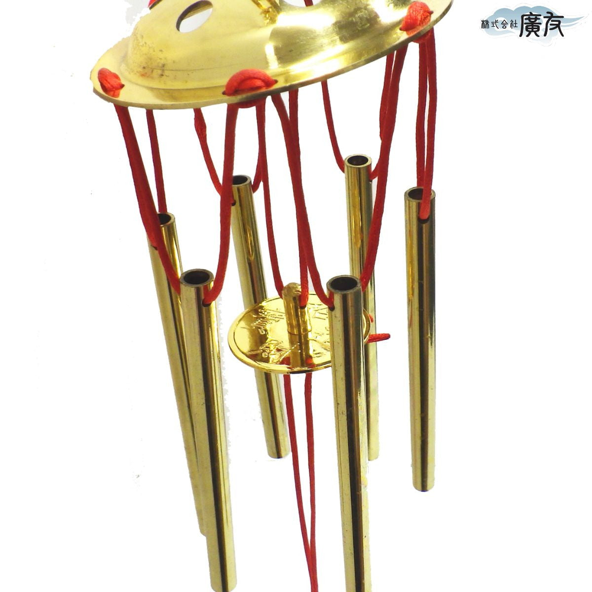 風水六管風鈴(六柱六帝古銭)(ウィンドベル)(ウィンドチャイム) – 株式