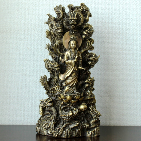 銅製 九龍観音(特大) – 株式会社廣友オンラインショップ