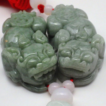 中国結 翡翠 ヒキュウ 貔貅