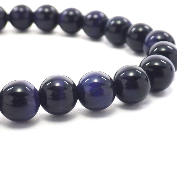 AA級パープルタイガーアイブレスレット8mm【紙箱付き】