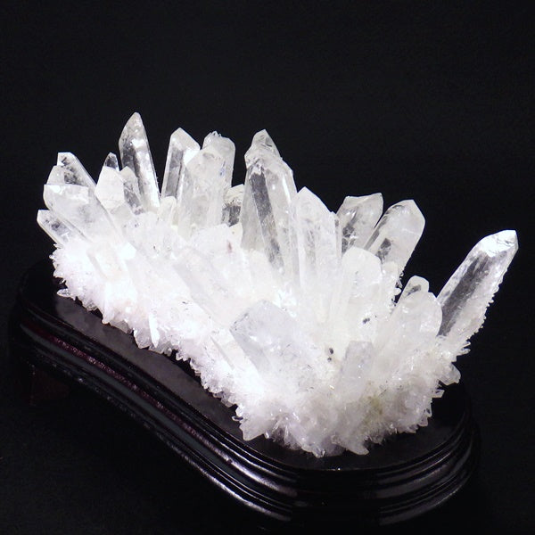 水晶　両剣 両剣水晶 クラスター 台付き Bタイプ – 株式会社廣友オンラインショップ