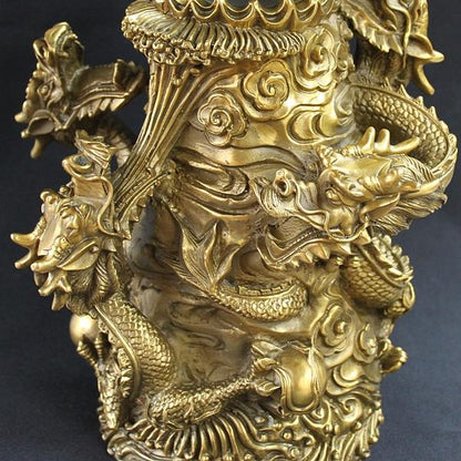 銅製 五龍財珠(宝珠付き) 特大