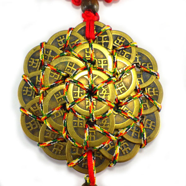 中国結　金運祈願　出入平安銭