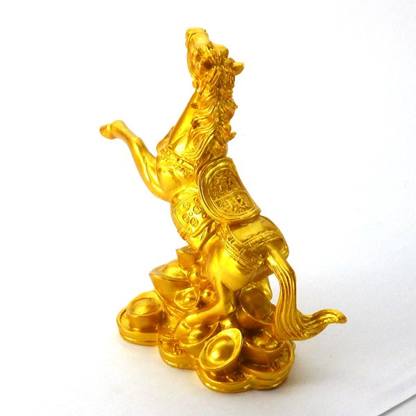 樹脂製 招財馬