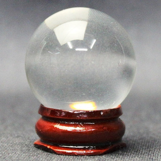 30mm人工(溶錬)水晶玉(人工水晶球)