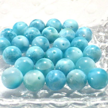 パワーストーン パーツ ラリマー 8～8.9mm 一粒売り バラ売り