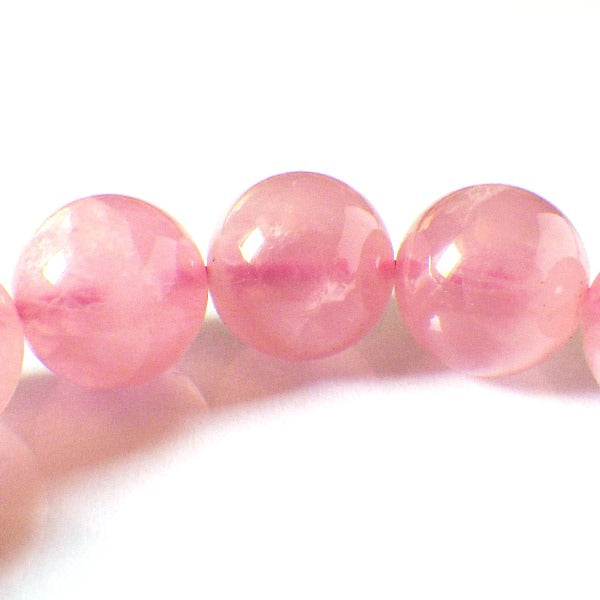 AAA級 マダガスカル ディープローズクォーツ ブレスレット 12mm【高級ケース付き】