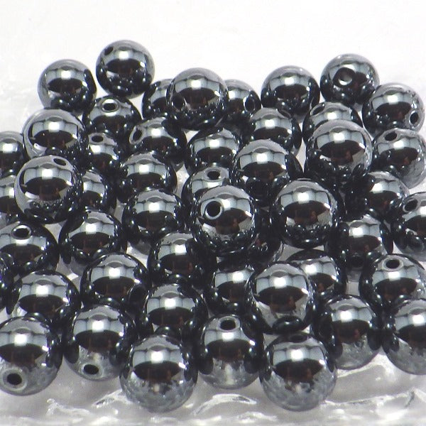 パワーストーン パーツ ヘマタイト 8～8.9mm 一粒売り バラ売り○磁気