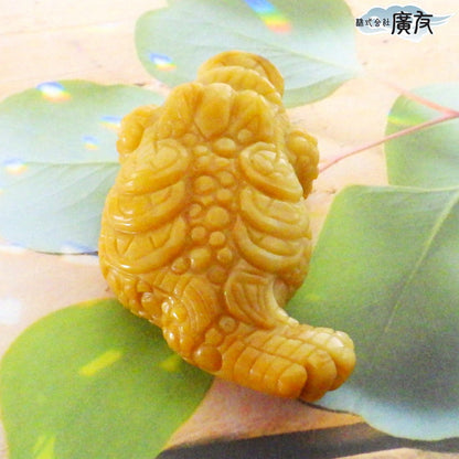 イエローアベンチュリン 三脚蛙E 現物販売
