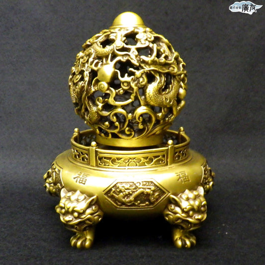 銅製 乾坤照寶(五福臨門)