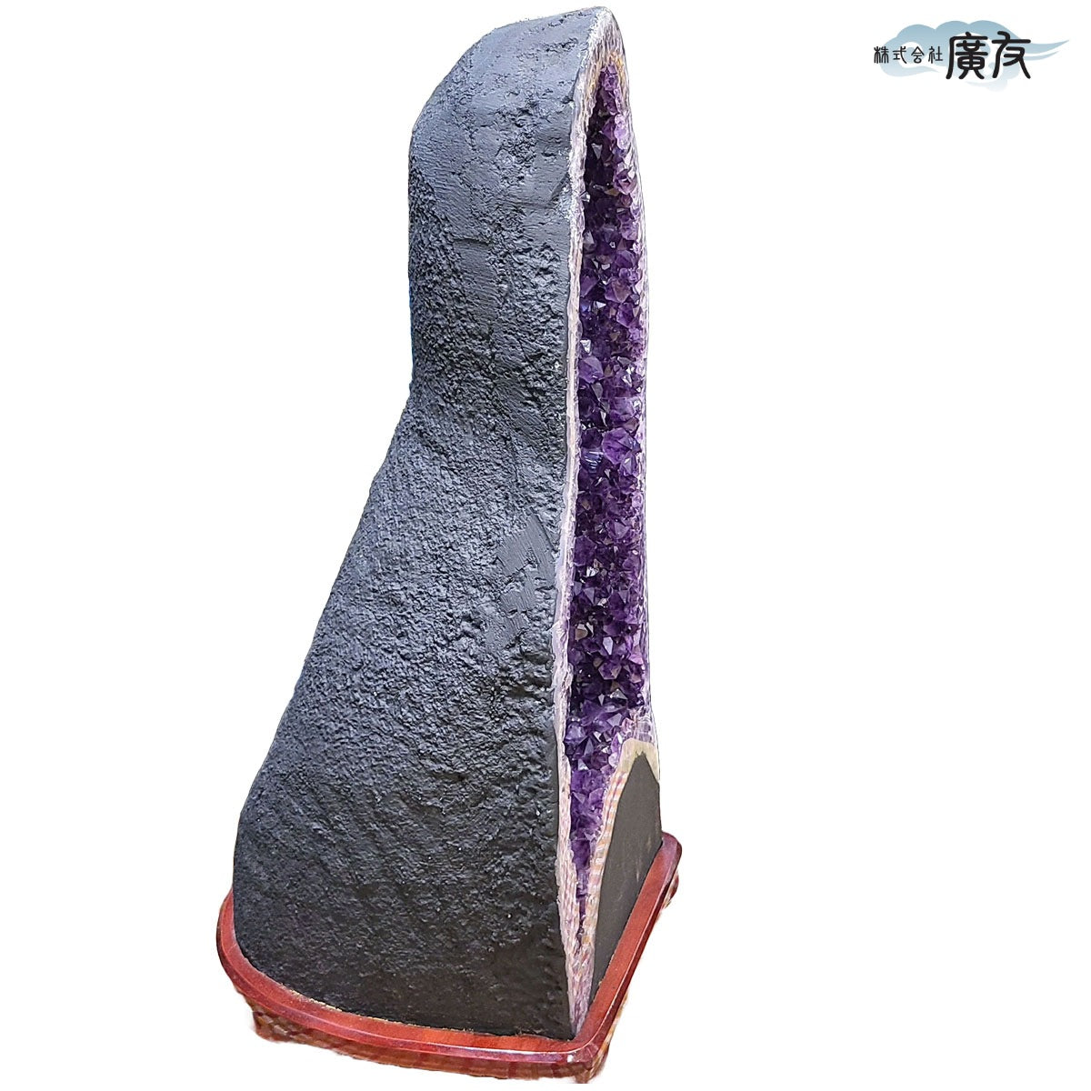 ブラジル産アメジストドーム(カペーラ)22.3kg(台付) 現物販売