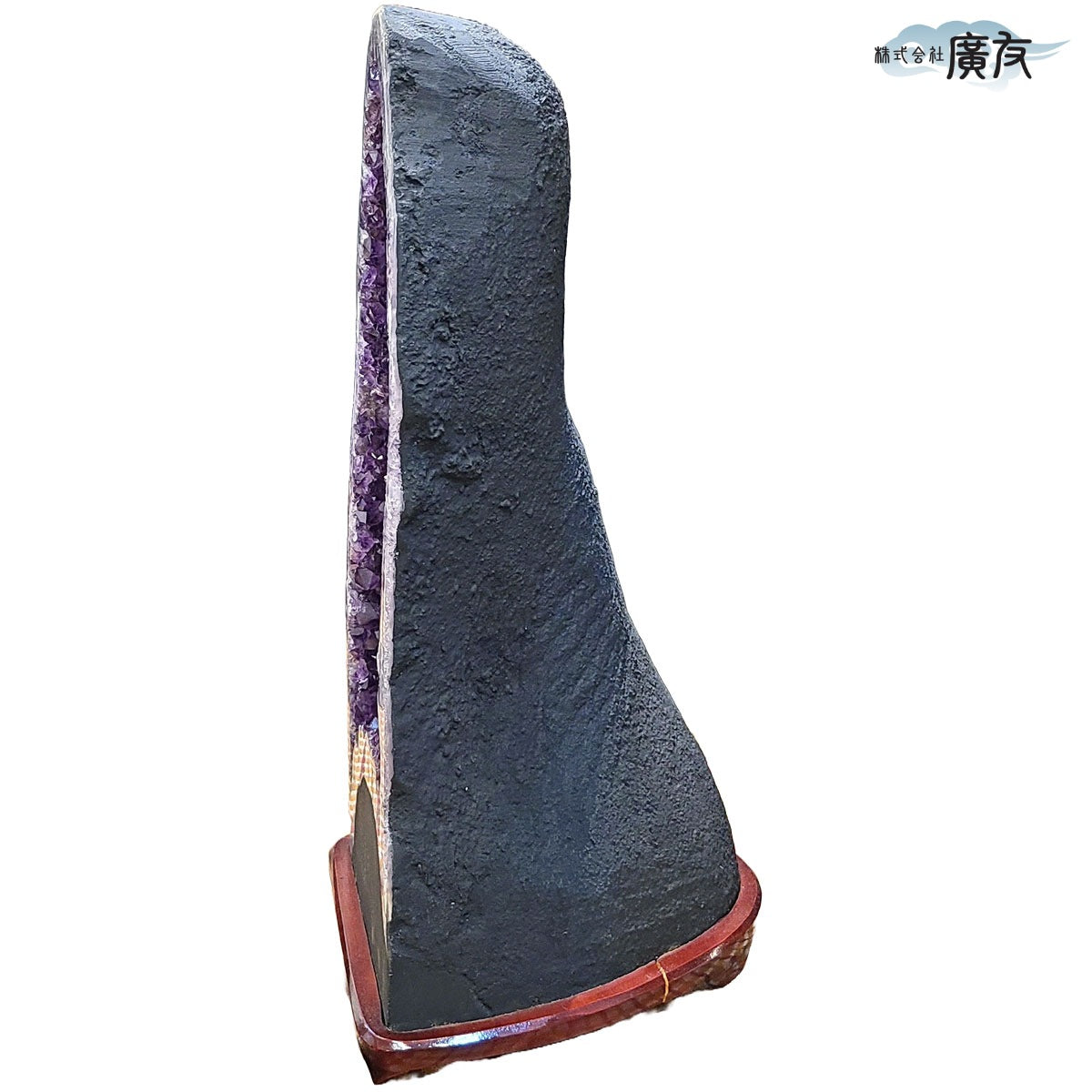 ブラジル産アメジストドーム(カペーラ)22.3kg(台付) 現物販売