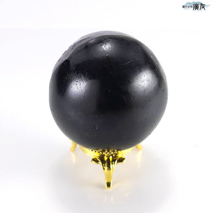 笑口アメジスト丸玉214g台座付　現物販売【新商品】