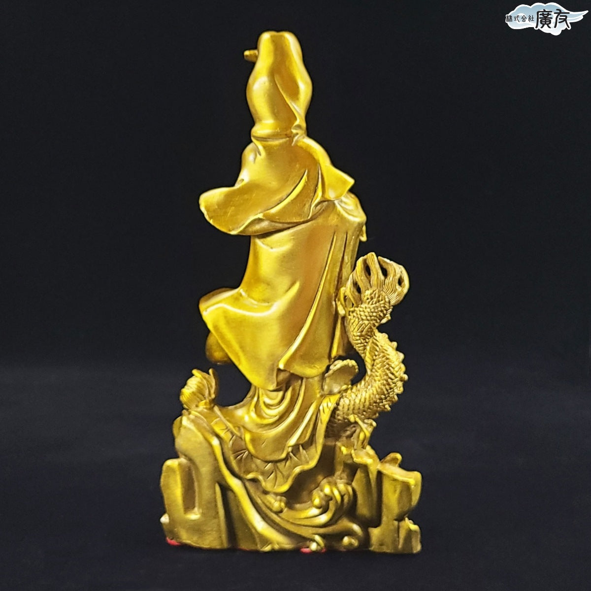 銅製「龍上観音」【再入荷新商品】