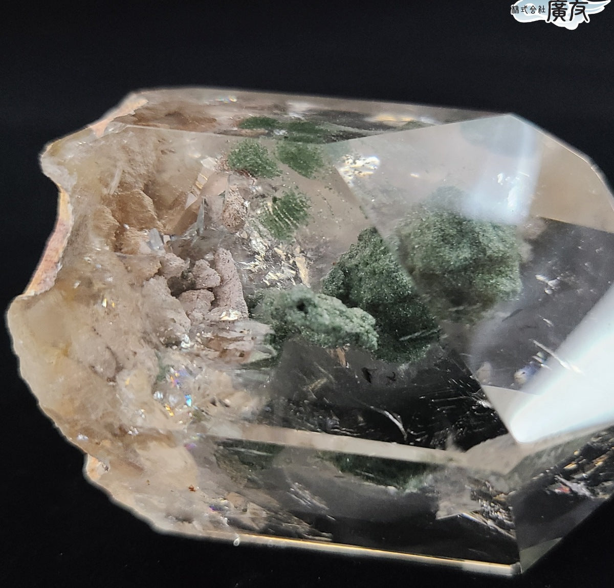 専用です高品質ブラジル産ガーデンクォーツポイント ガーデンクォーツ ポイント タワー 《ブラジル産》 高品質 虹入り