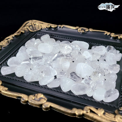 天然水晶　タンブル(中粒)（さざれ）（100g）