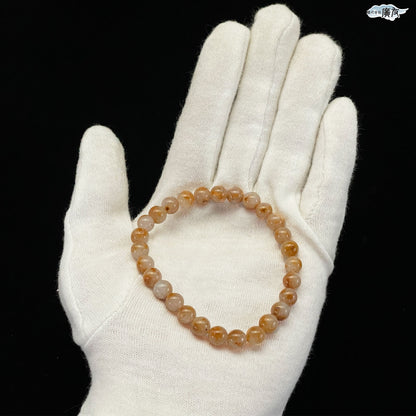 フラワールチルクォーツブレスレット6mm AB級 現物販売【紙箱付き】【新商品】