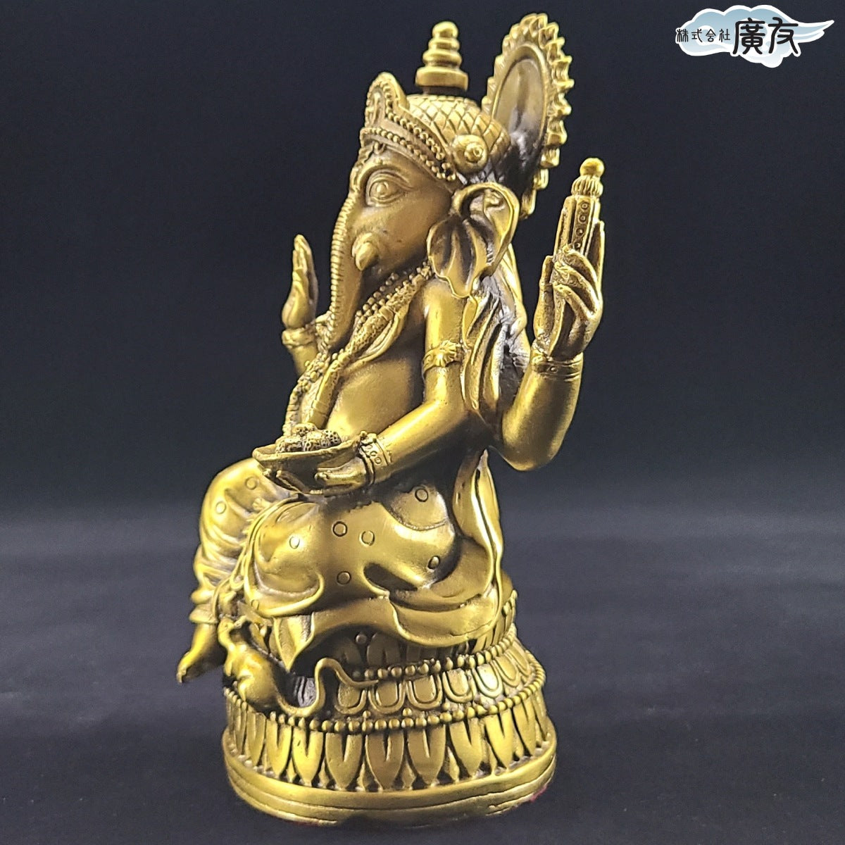 銅製家内安全祈願ガネーシャ – 株式会社廣友オンラインショップ