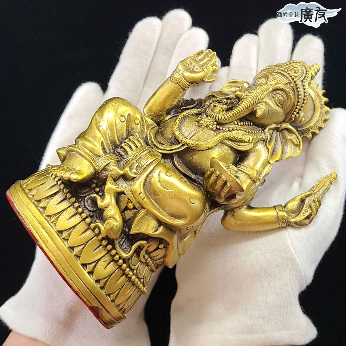 銅製家内安全祈願ガネーシャ