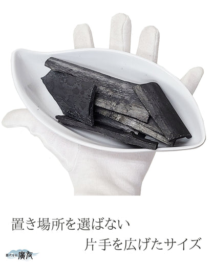 訳ありお徳用300g 殺気の方位に置き 空間を清める 風水の炭 返品交換不可●炭300g×1個●リーフ型容器×1個【新商品】